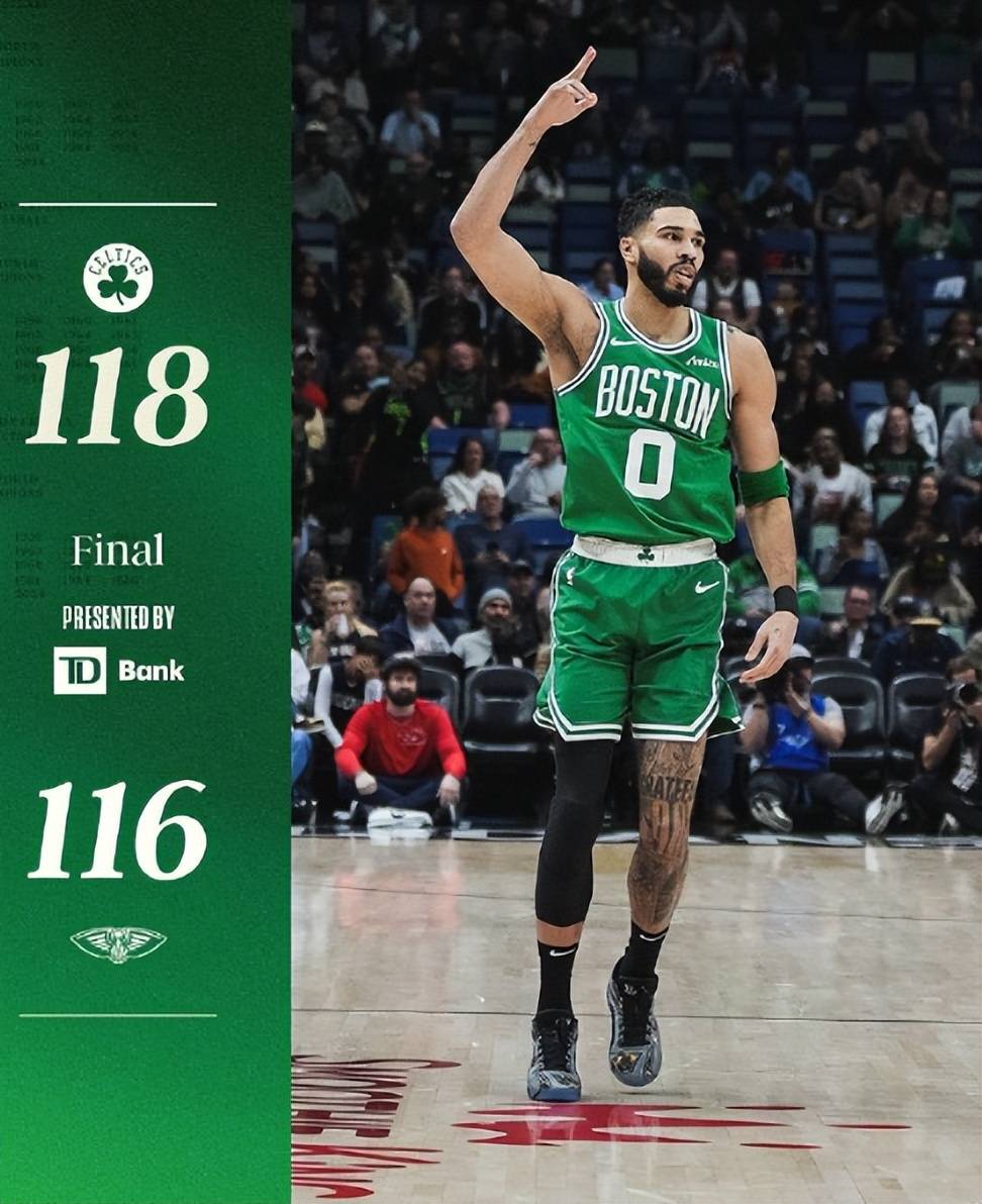 九游官网 塔图姆带队淘汰76人 